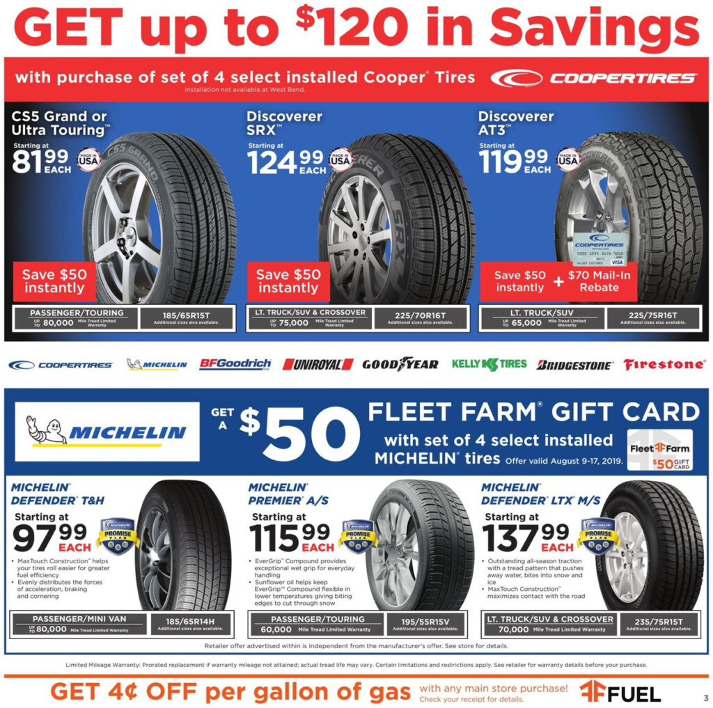 Fleet Farm Michelin Tire Rebate 2023 Tirerebate