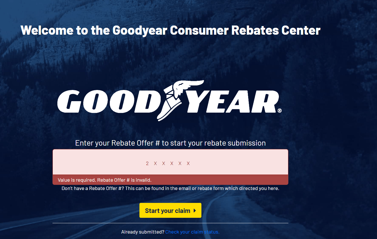 Goodyear Rebate Center Save Money On Your Next Tire Purchase