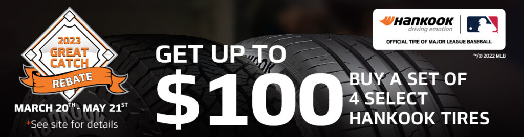 Hankook The Great Catch 2023 Rebate Tires easy