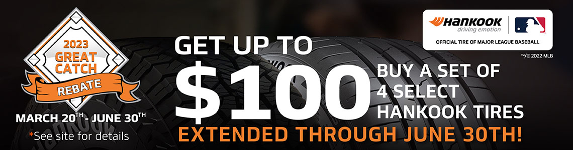 Hankook The Great Catch 2023 Rebate Tires easy