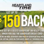 Heartland Tire National Tire Rebates Goodyear Tire Promotions