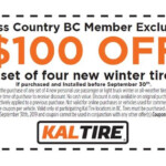 Kal Tire Discount Coupon Sept 30th Deadline