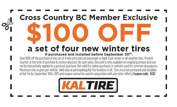 Kal Tire Discount Coupon Sept 30th Deadline