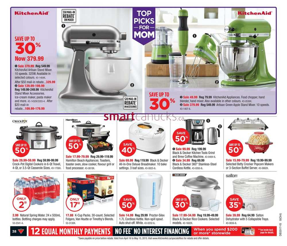 Kitchenaid Mixer Mail In Rebate Canadian Tire MIXBRI