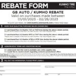 Kumho Tire Rebate 2023 Save Big On Your Next Tire Purchase