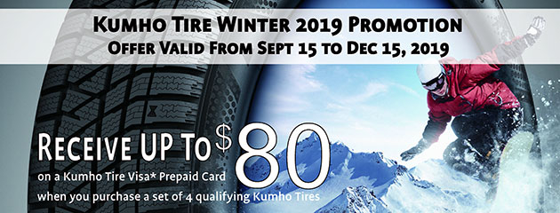 Kumho tire rebate ottawa Goldwing Autocare