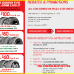 Kumho Tire Rebate TireRebates