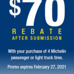 Michelin Tire 70 Rebate 2022 Tirerebate