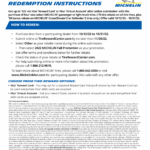 Michelin Tire Rebate Get Up To 120 Rebate 10 12 22 10 31 22