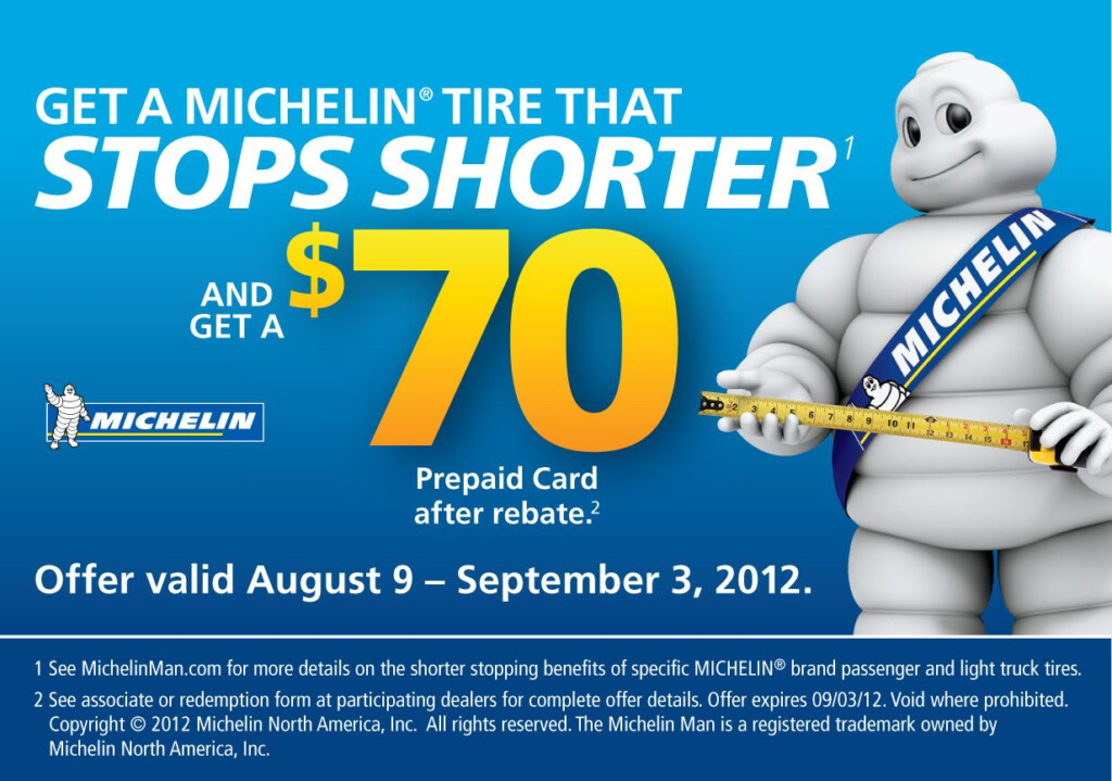 Michelin Tires Fall 2012 70 Rebate Special Michelin Tires Truck 