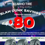 NBA Sponsor Kumho Offering Slam Dunk Rebate Tire Business