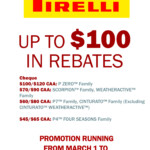 Pirelli Spring 2023 Rebate Motion Tyres