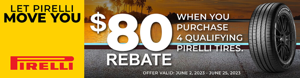 Pirelli Summer 2023 Rebate Tires easy