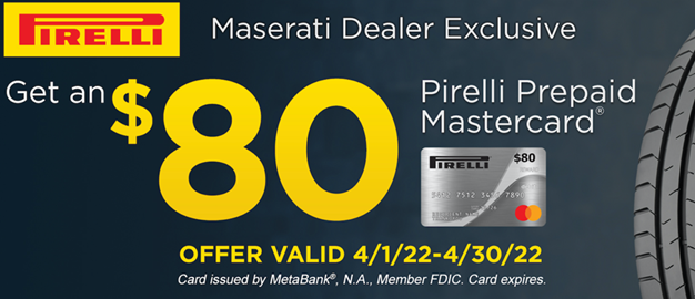 Pirelli Tire Rebate