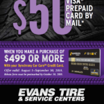 Rebates Evans Tire Service Centers