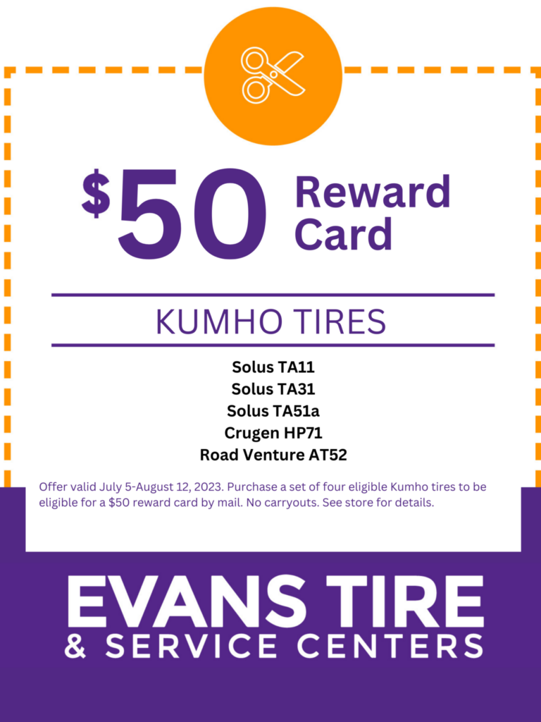 Rebates Evans Tire Service Centers