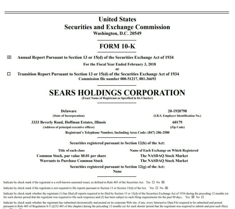 Sears Holdings Annual Report 2023 Printable Rebate Form