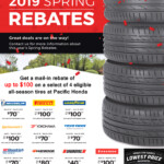 Spring Tire Rebates Save Up To 100 Pacific Honda