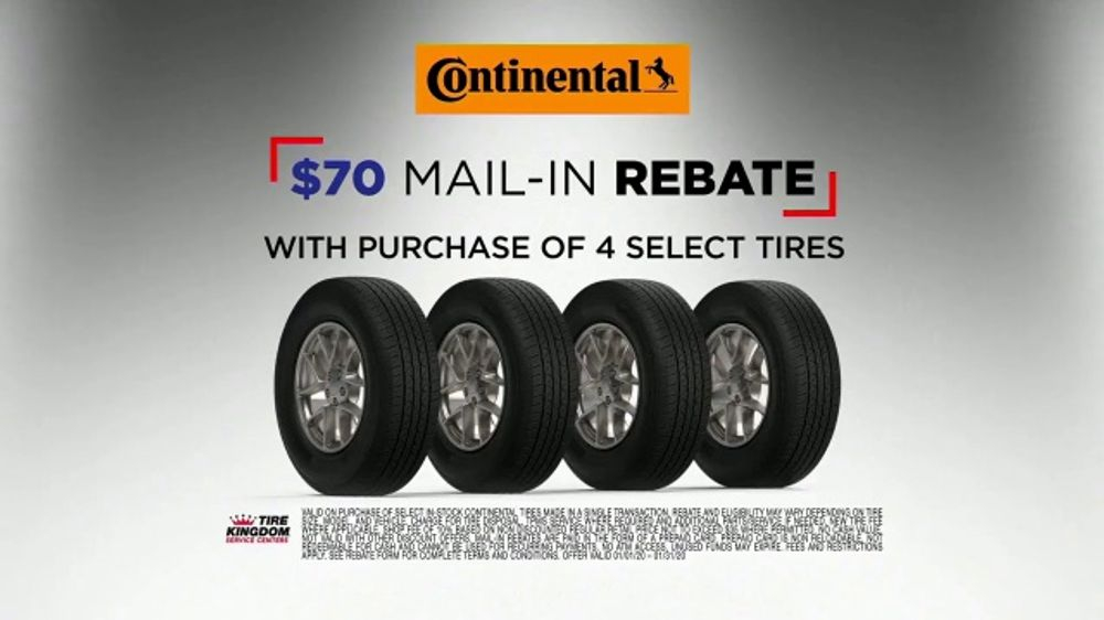 Tire Kingdom Big Brands Bonus Month TV Commercial Mail In Rebate With 