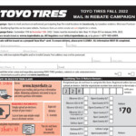 Toyo Tire Rebate 2023 TireRebate