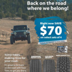 Toyo Tires Spring 2023 Rebate 3 11 6 30